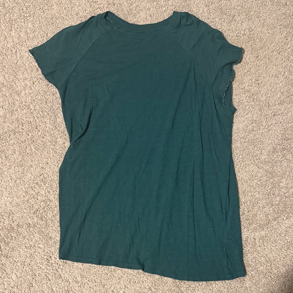 Torrid Teal Short Sleeve Top